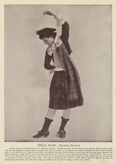 Stella Blair，苏格兰舞者 作者 American Photographer