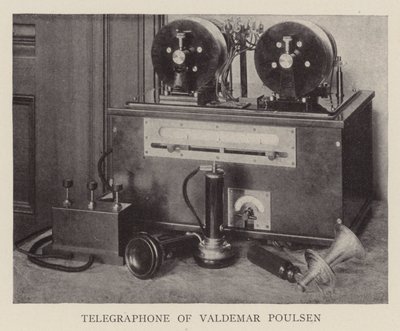 Valdemar Poulsen 的电报（黑白照片） 作者 美国摄影师