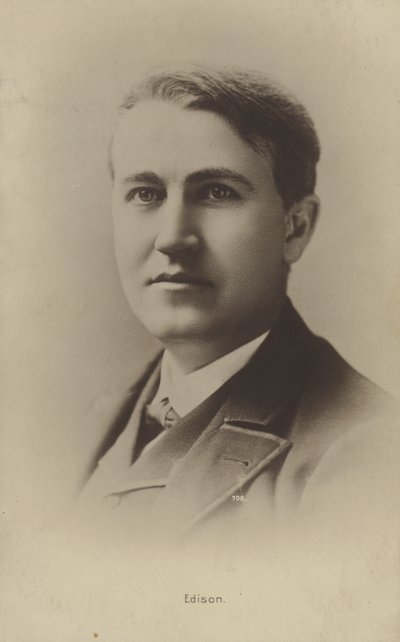 托马斯爱迪生（1847-1931），美国发明家 作者 美国摄影师