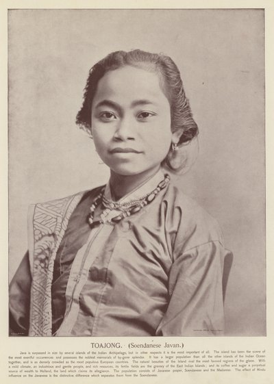 Toajong，爪哇Soendanese 作者 美国摄影师