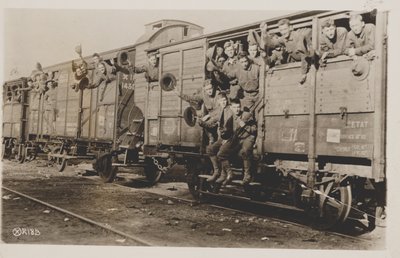 1917年至1919年，美国海军陆战队在法国撤离营地 作者 美国摄影师