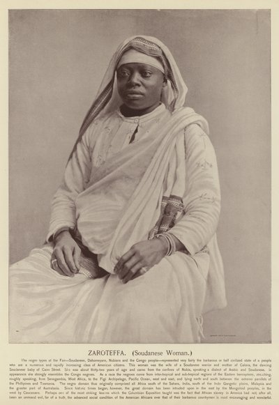 Zaroteffa，Soudanese Woman 作者 美国摄影师