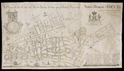 A Plan of the City of New York from an Actual Survey 作者 美国学校