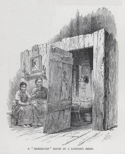 A "Reserved" Room in a Lodging Shed (litho) 作者 美国学校