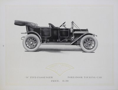 雅培 - 底特律汽车，1911年 作者 美国学校