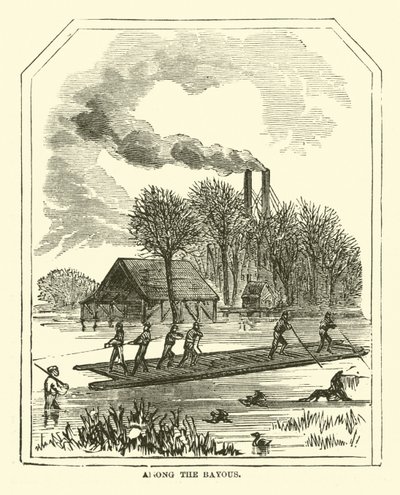 在Bayous，1863年3月 作者 美国学校