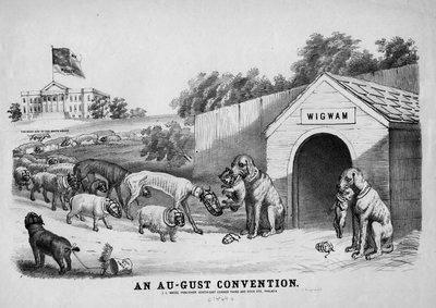 由JL Magee，费城出版的一部Au-gust公约，1864年 作者 美国学校