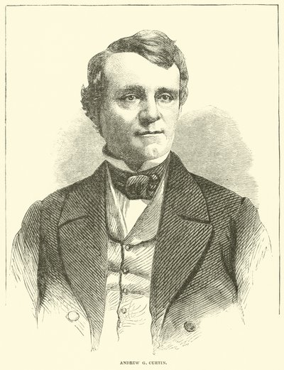 Andrew G Curtin，1863年12月 作者 美国学校