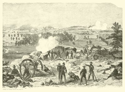 葛底斯堡战役，小圆顶峰会，1863年7月2日 作者 美国学校
