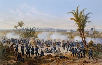 韦拉克鲁斯的轰炸，1847年3月 作者 美国学校