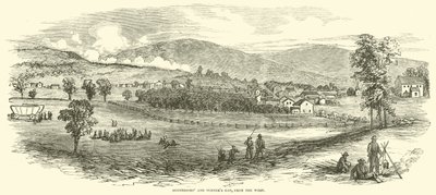 Boonesboro和Turners Gap，来自西方，1862年9月 作者 美国学校