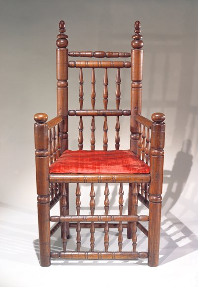布鲁斯特椅（木材和纺织品） 作者 American School
