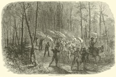 1864年8月晚上带来囚犯 作者 美国学校