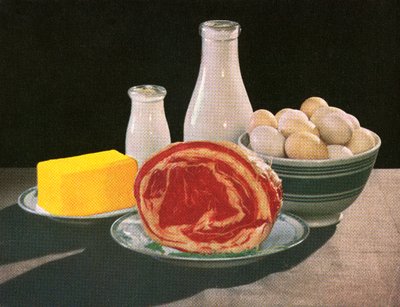 黄油、牛奶、鸡蛋和牛肉 作者 美国学校