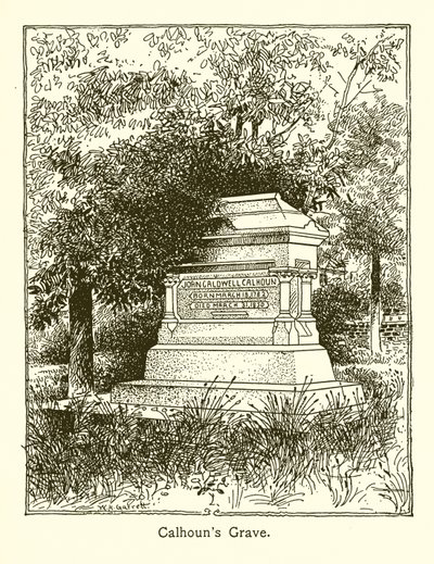 Calhouns坟墓 作者 美国学校