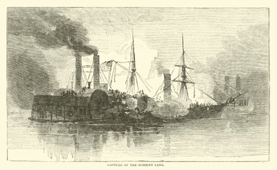 夺取Harriet Lane，1863年1月 作者 美国学校