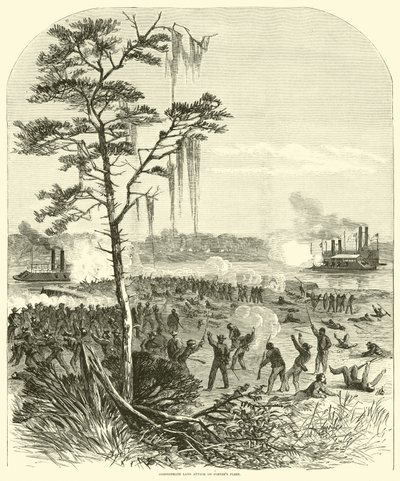 1864年4月，对波特舰队的同盟陆地攻击 作者 美国学校
