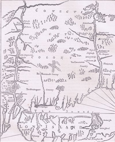 康涅狄格州，来自卡塞尔美国酒吧历史的插图。 由 Petter & Galpin c.1890 (石版画) 作者 美国学校