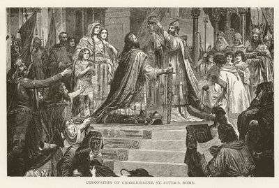 Charlemagne，圣彼得斯，罗马的加冕典礼 作者 美国学校