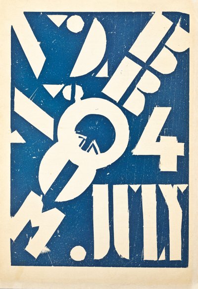 艺术杂志“扫帚”的封面，约1921-1924年 作者 美国学校