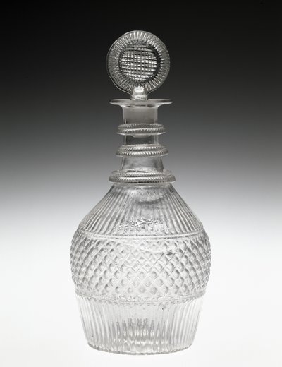 倾析器和塞子c。 1820-1840（无铅玻璃） 作者 美国学校