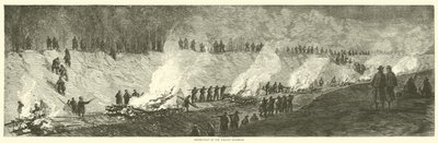 1864年9月，威尔登铁路遭到破坏 作者 美国学校