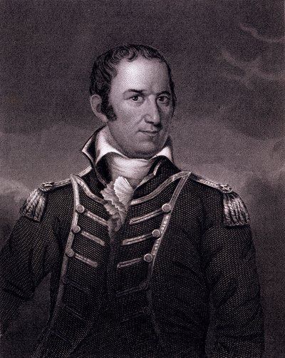 Edward Preble（1761-1807），由Henry Bryan Hall（1808-84）在波士顿Fanuelle Hall的原创剧中刻 作者 美国学校