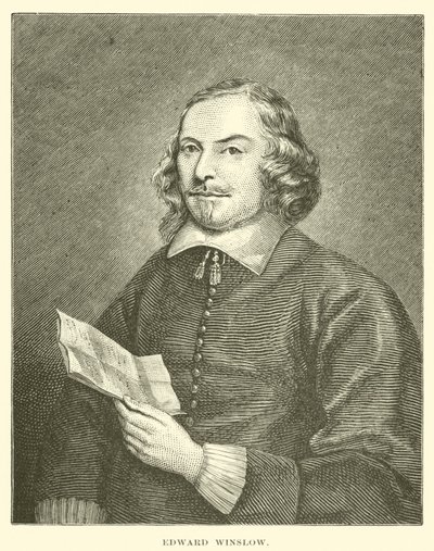 Edward Winslow (engraving) 作者 美国学校