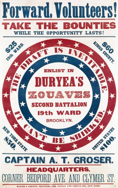 参加布鲁克林第19区第二营Duryeas Zouaves，1986年 作者 美国学校