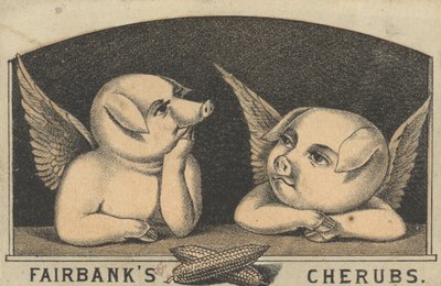 Fairbanks Cherubs，Fairbank Lard的广告，1880年 作者 美国学校