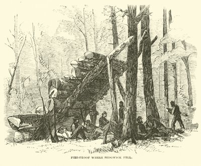 1864年5月Sedgwick倒塌的地方防火 作者 美国学校