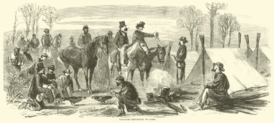 1865年3月，觅食者返回营地 作者 美国学校