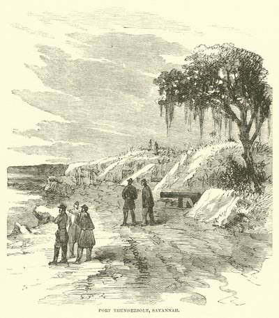 Thortbolt堡，萨凡纳，1864年12月 作者 美国学校