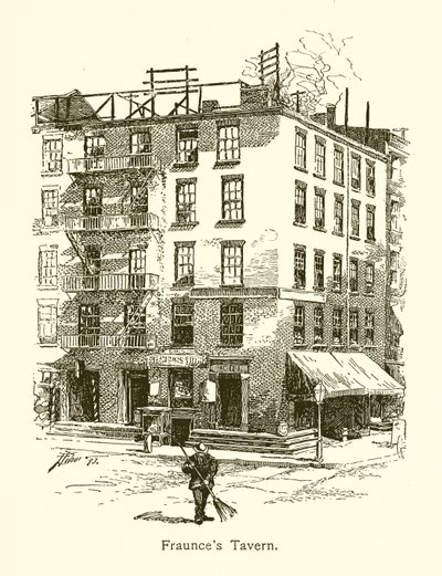 Fraunces Tavern，纽约 作者 美国学校