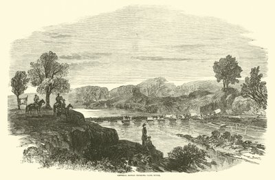 一般银行穿越甘蔗河，1864年4月 作者 美国学校