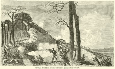1863年11月，一般的胡克斯专栏攻击了Lookout Mountain 作者 美国学校