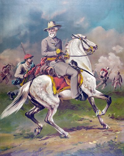 罗伯特·李将军，酒吧。 1886年 作者 美国学校