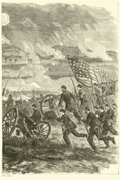 葛底斯堡，1863年7月3日，1863年7月 作者 美国学校