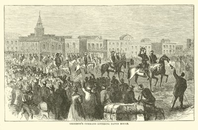 1863年4月，Griersons指挥进入巴吞鲁日 作者 美国学校