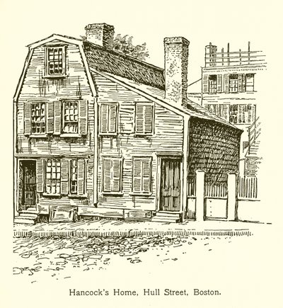 Hancocks Home，赫尔街，波士顿 作者 美国学校