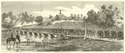汉诺威渡轮，穿越Pamunkey，1864年6月 作者 美国学校