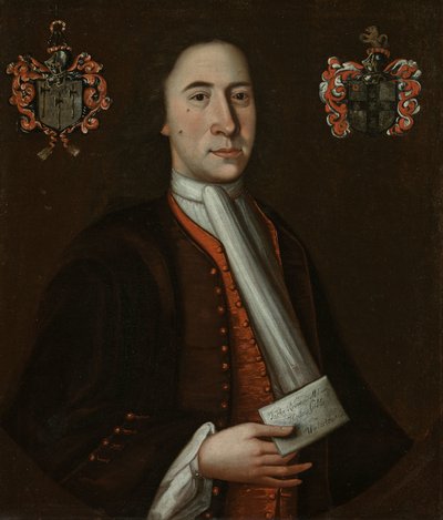 亨利·吉布斯，c.1721（布面油画） 作者 美国学校