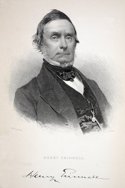 Henry Grinnell，Henry Grinnell（1799-1874）的插图;第二次格林内尔探险队寻找约翰·富兰克林爵士......，1856年 作者 美国学校
