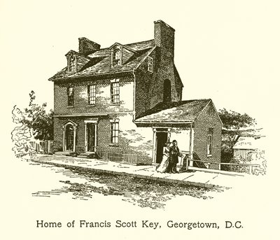 Francis Scott Key，乔治敦，DC的家 作者 美国学校