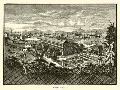 香港，香港 作者 美国学校