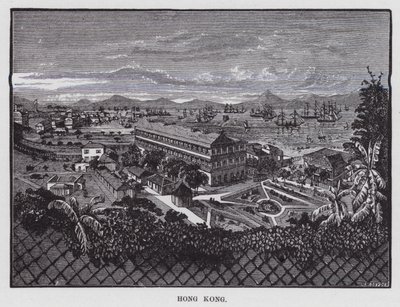 Hong Kong (engraving) 作者 美国学校