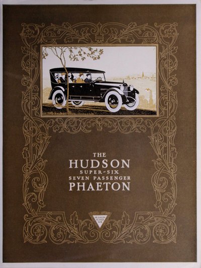 Hudson Super-Six Seven Passenger Phaeton，1923 作者 美国学校