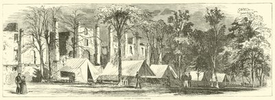1863年10月在Warrenton Springs的营地 作者 美国学校