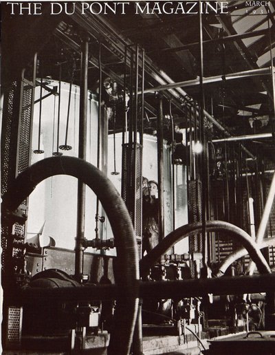 工业厂房，杜邦杂志的封面，1931年3月 作者 美国学校