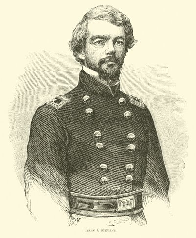 Isaac I Stevens，1862年9月 作者 美国学校